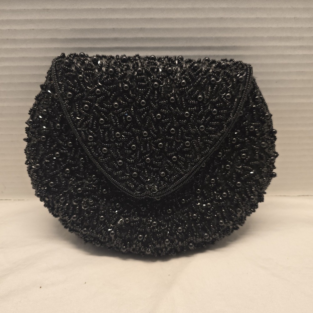 Beaded‎ Evening Bag Clutch Purse with Strap Elegant Party Cocktail